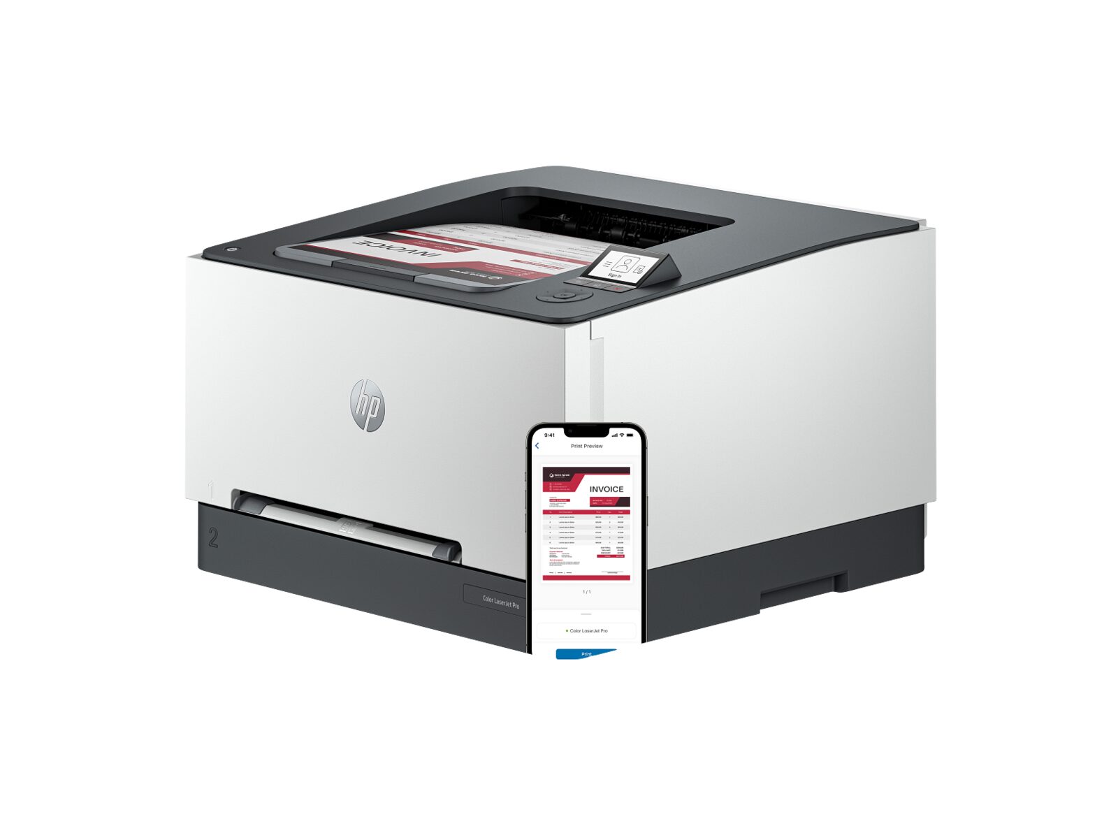 HP Color LaserJet Pro 3201dw view 2