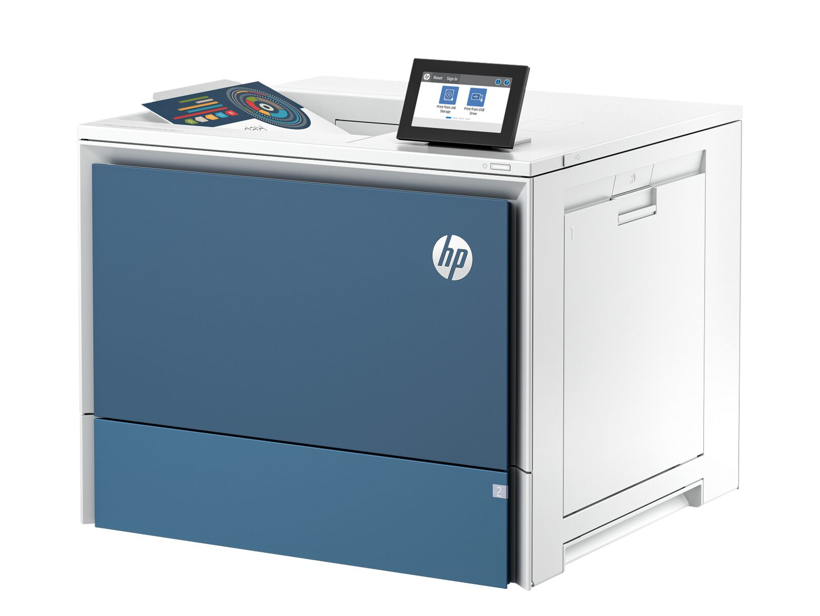 HP Color LaserJet Enterprise 6700dn view 3