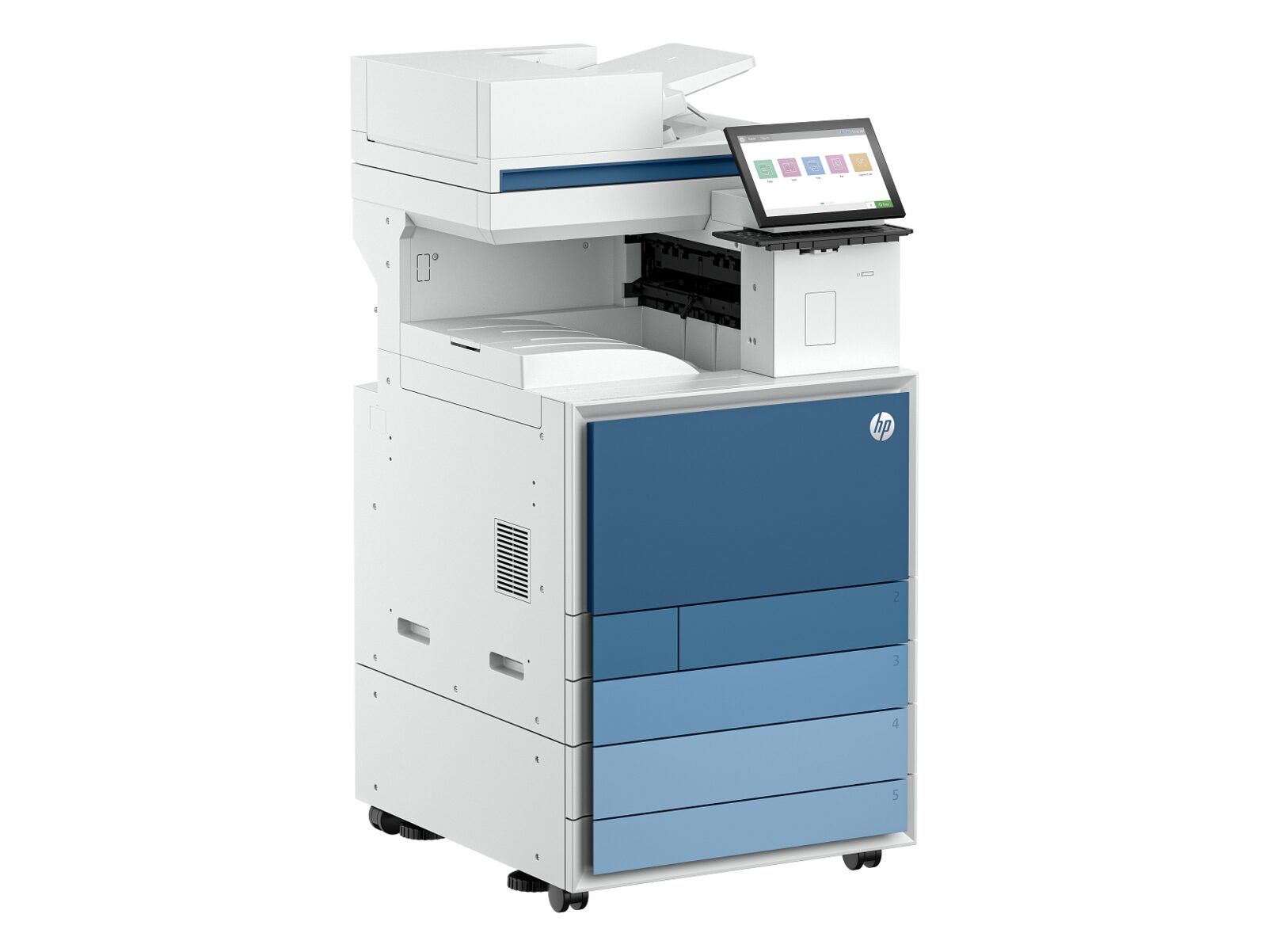HP Color LaserJet Enterprise Flow MFP 8801z view 3