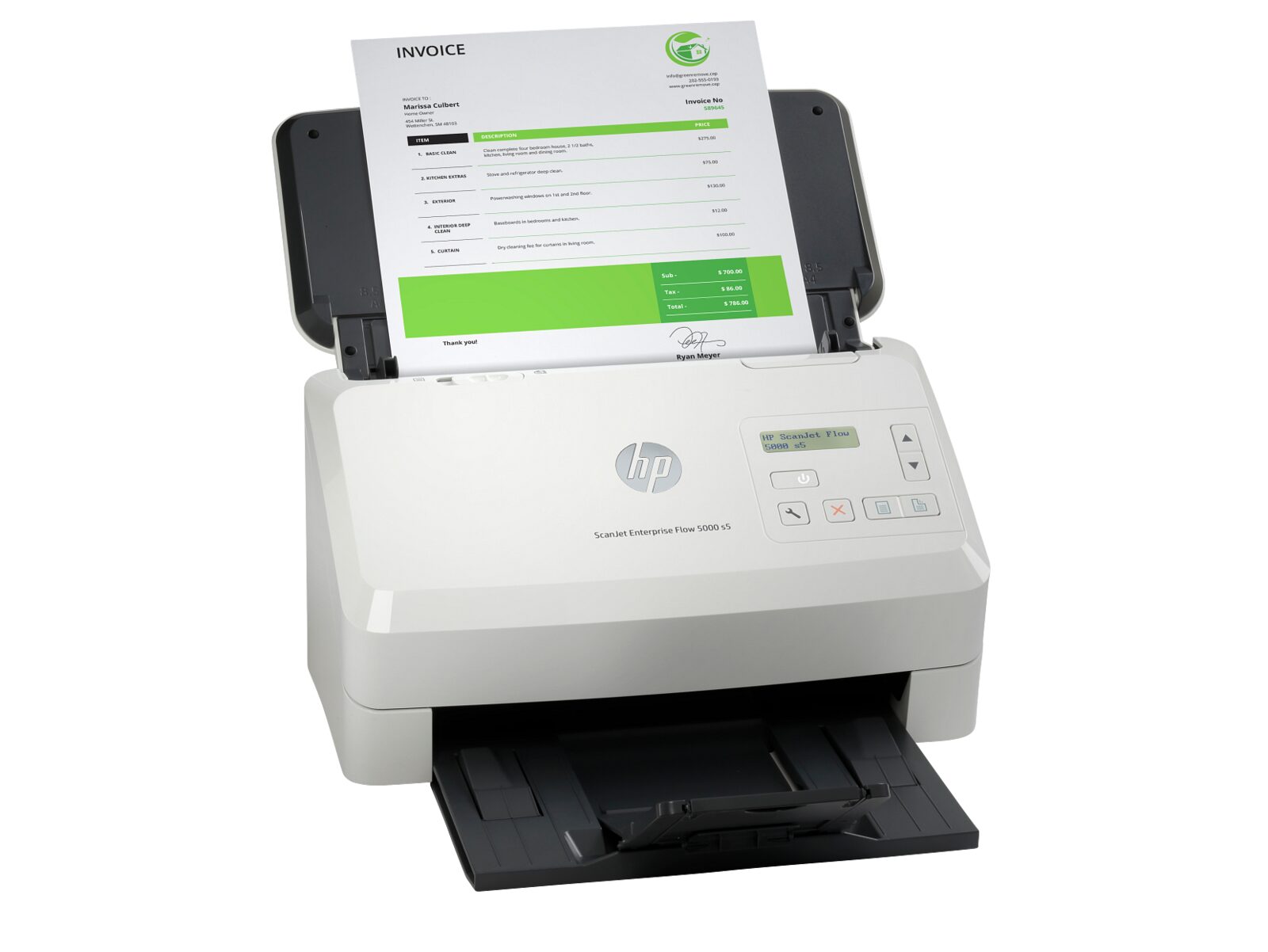 HP ScanJet Enterprise Flow 5000 s5 view 4