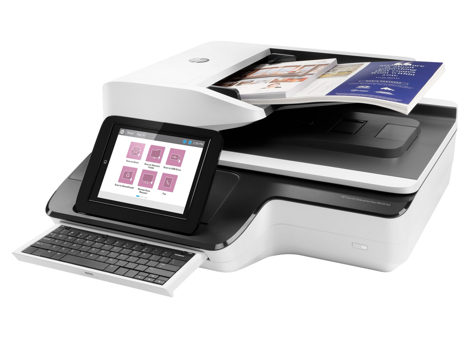 HP ScanJet Enterprise Flow N9120 fn2 view 3